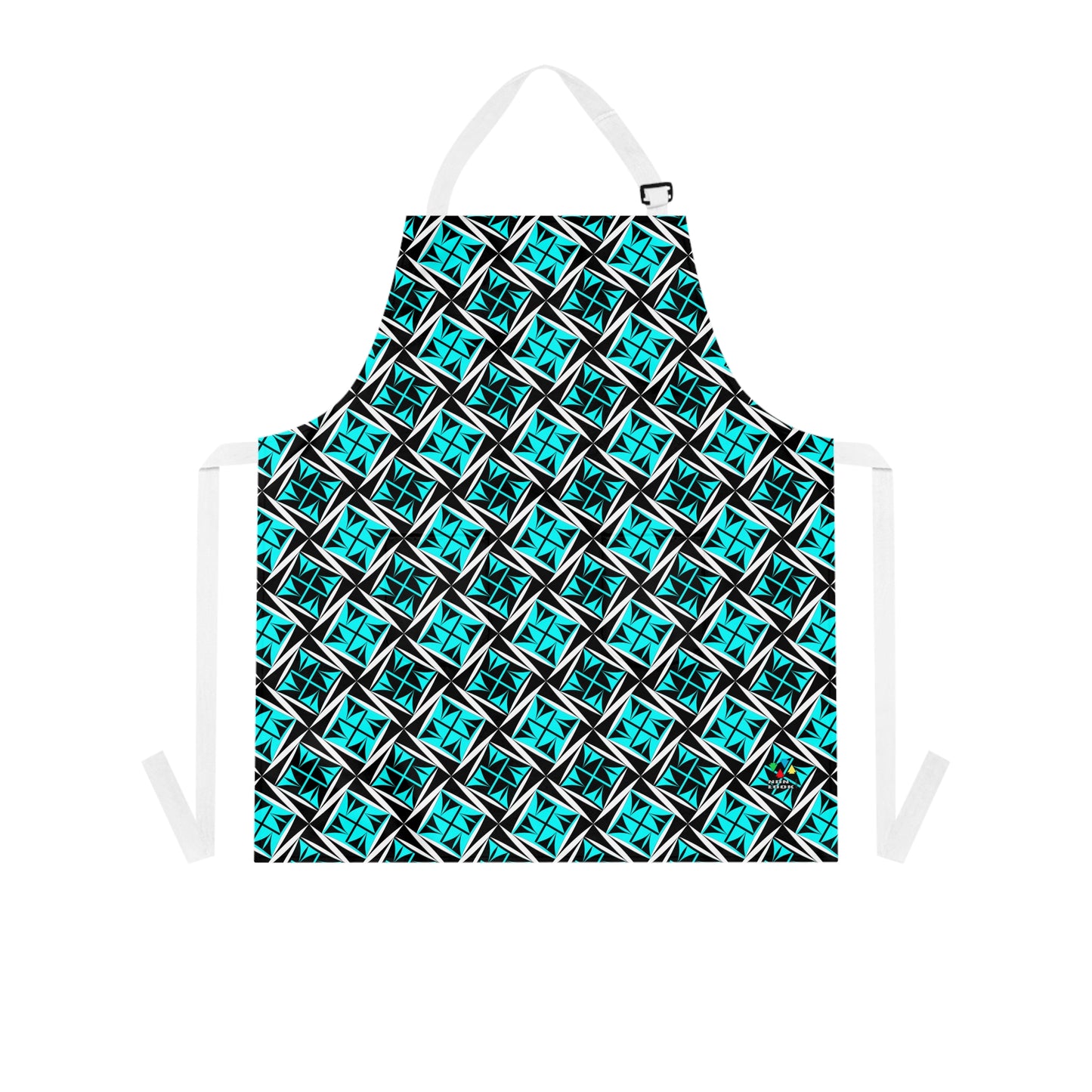 Sacred Winds in Turquoise Two Pocket Apron