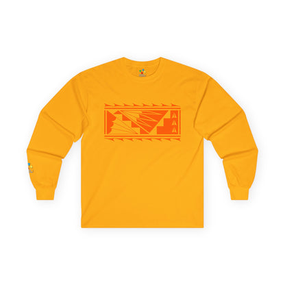 Beautiful Blessings - Orange - Unisex Long Sleeve Tee