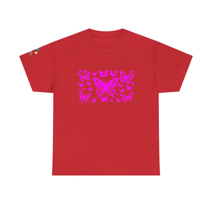 Butterfly Dance in Pink Gildan Unisex Tee