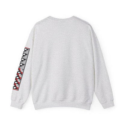 Sun and Rain in Red Unisex Sweatshirt