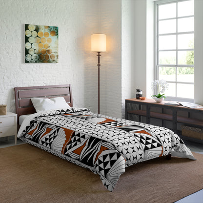 Southwest Sunrise in Rust Comforter