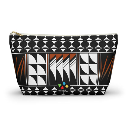 Blessed Feathers in Rust Pouch w T-bottom