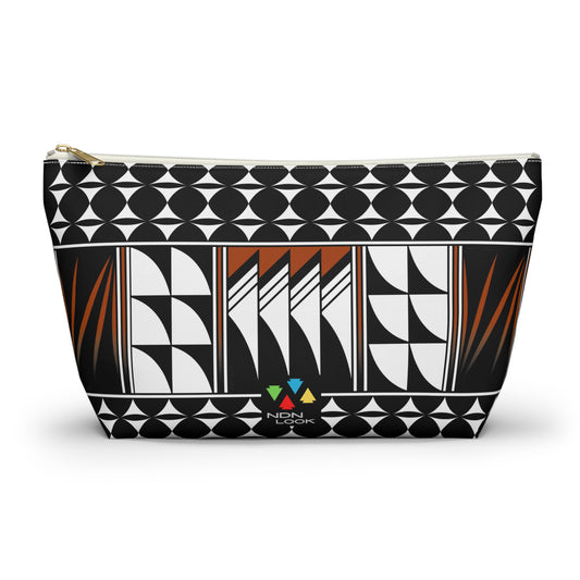 Blessed Feathers in Rust Pouch w T-bottom