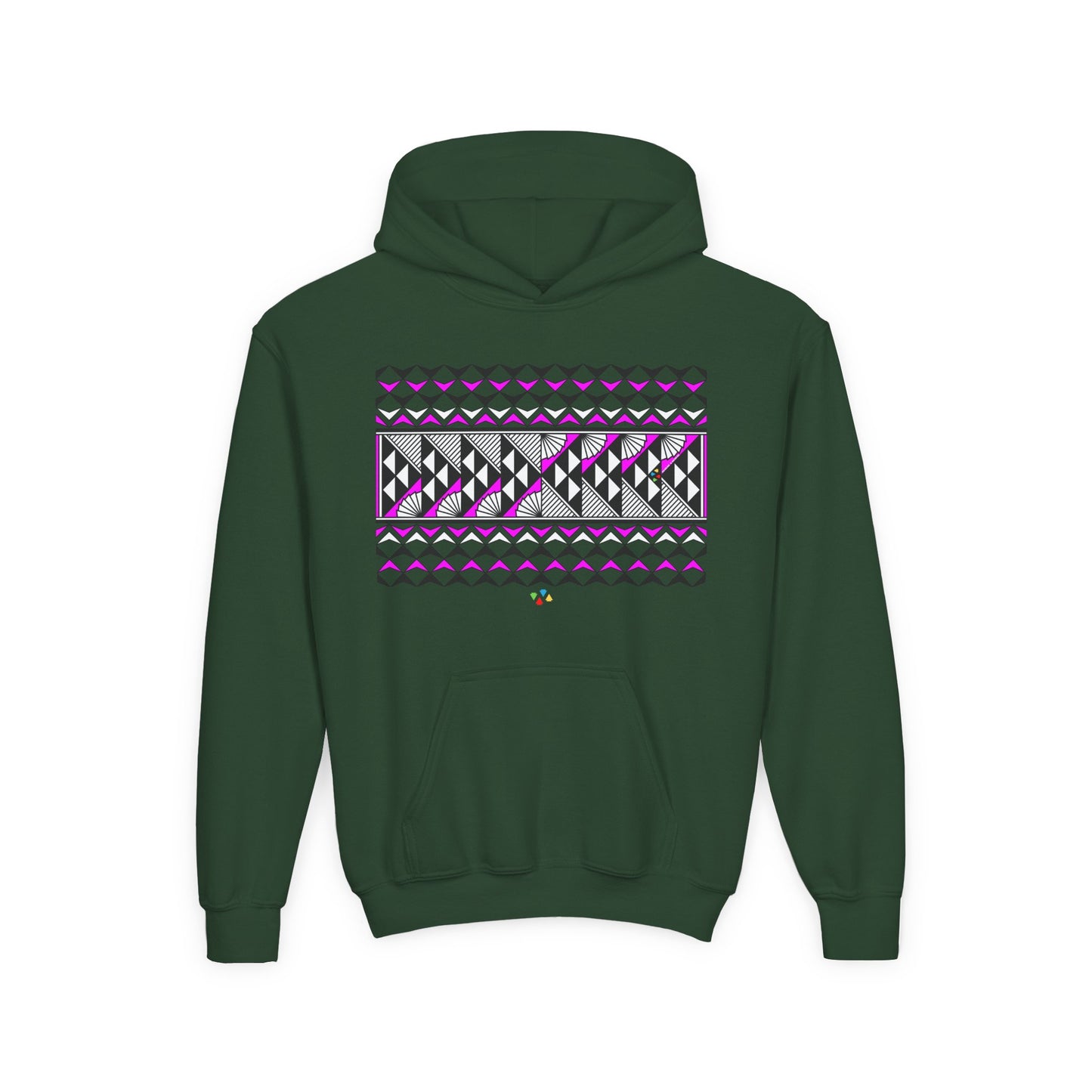 Pink Rain and Sun Youth Heavy Blend Hooded Sweatshirt