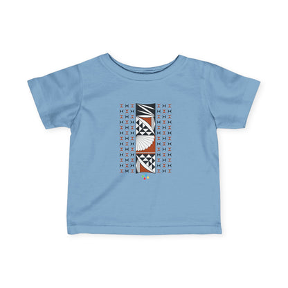 Rust Southwest Sunrise Infant Fine Jersey Tee
