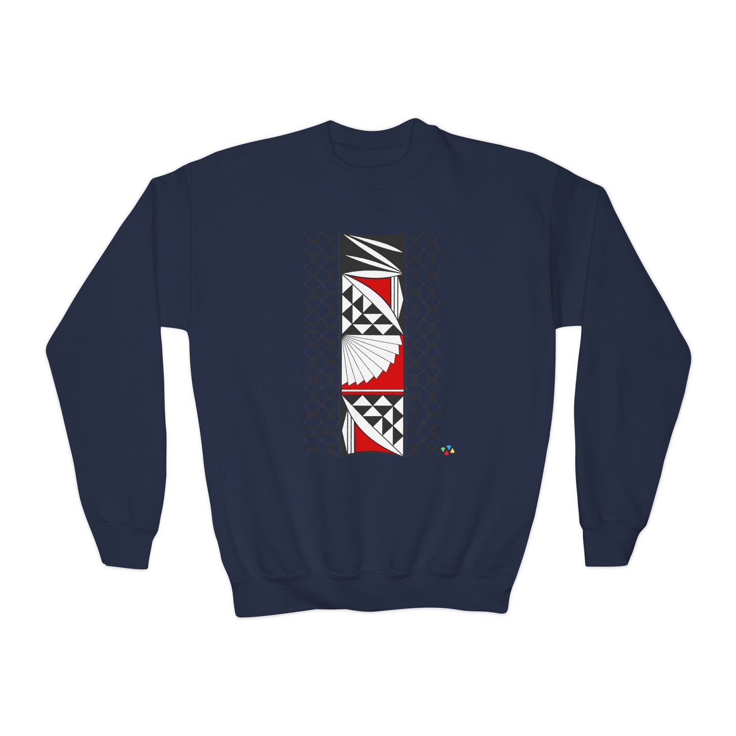 Southwest Sunset in Red Youth Crewneck Sweatshirt