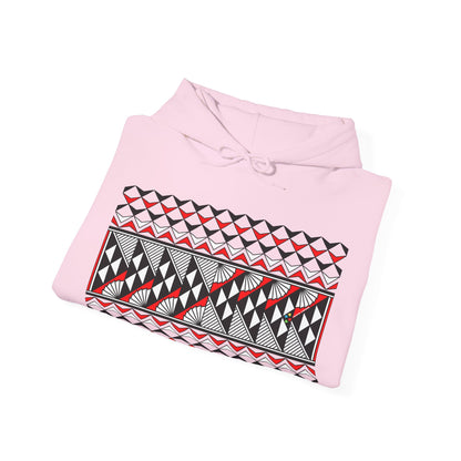 Sun and Rain in Red Unisex Hoodie