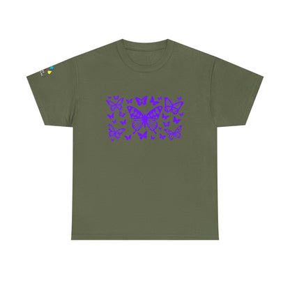 Butterfly Dance in Purple Gildan Unisex Tee