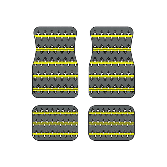 Yellow Native Woven Stories Car Mats (Set of 4)