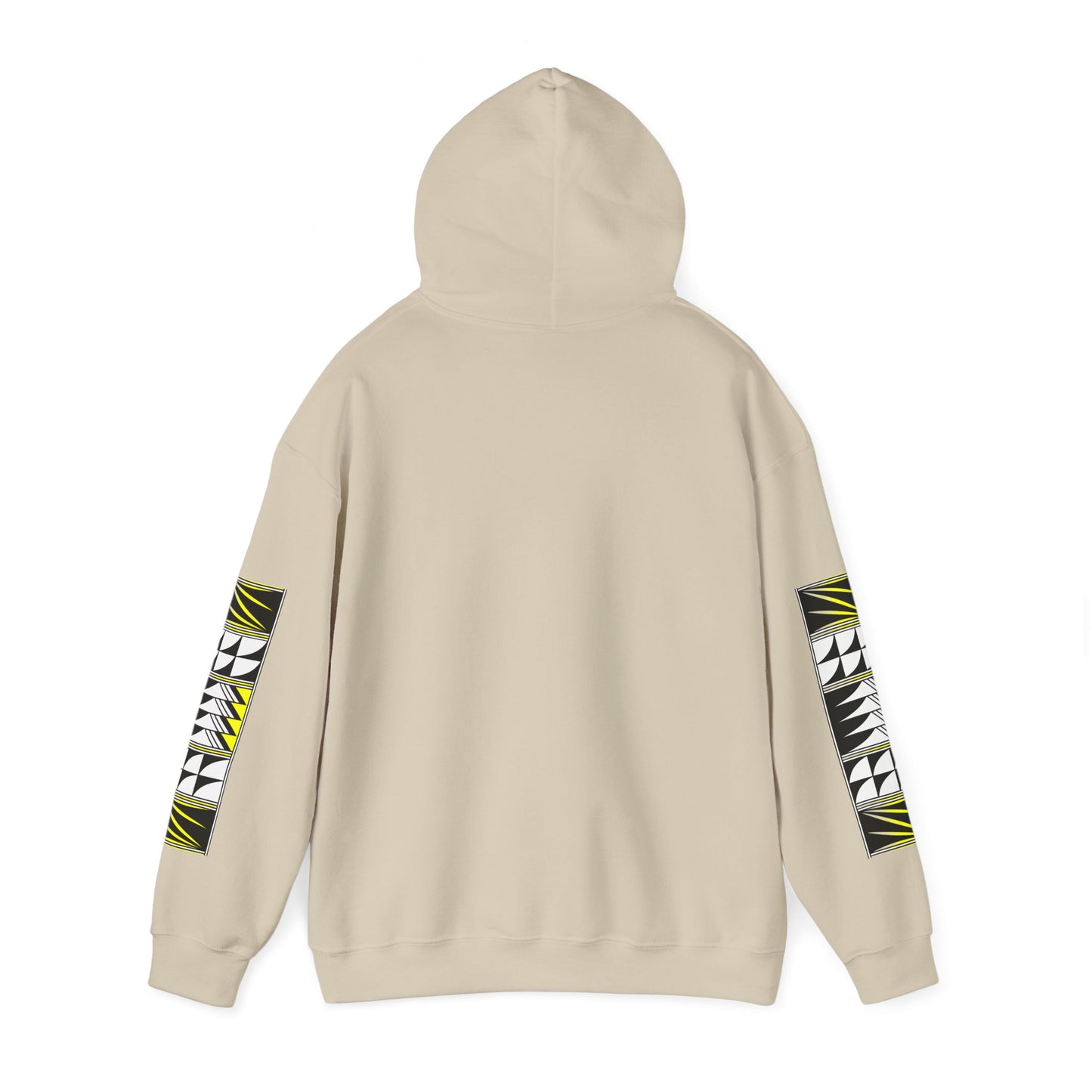 Blessed Feathers in Yellow Unisex Hoodie