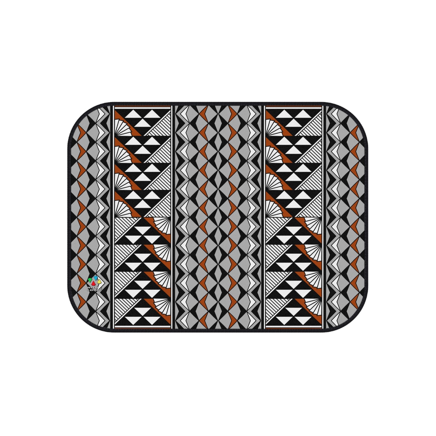 Sun and Rain in Rust Car Mats (Set of 4)
