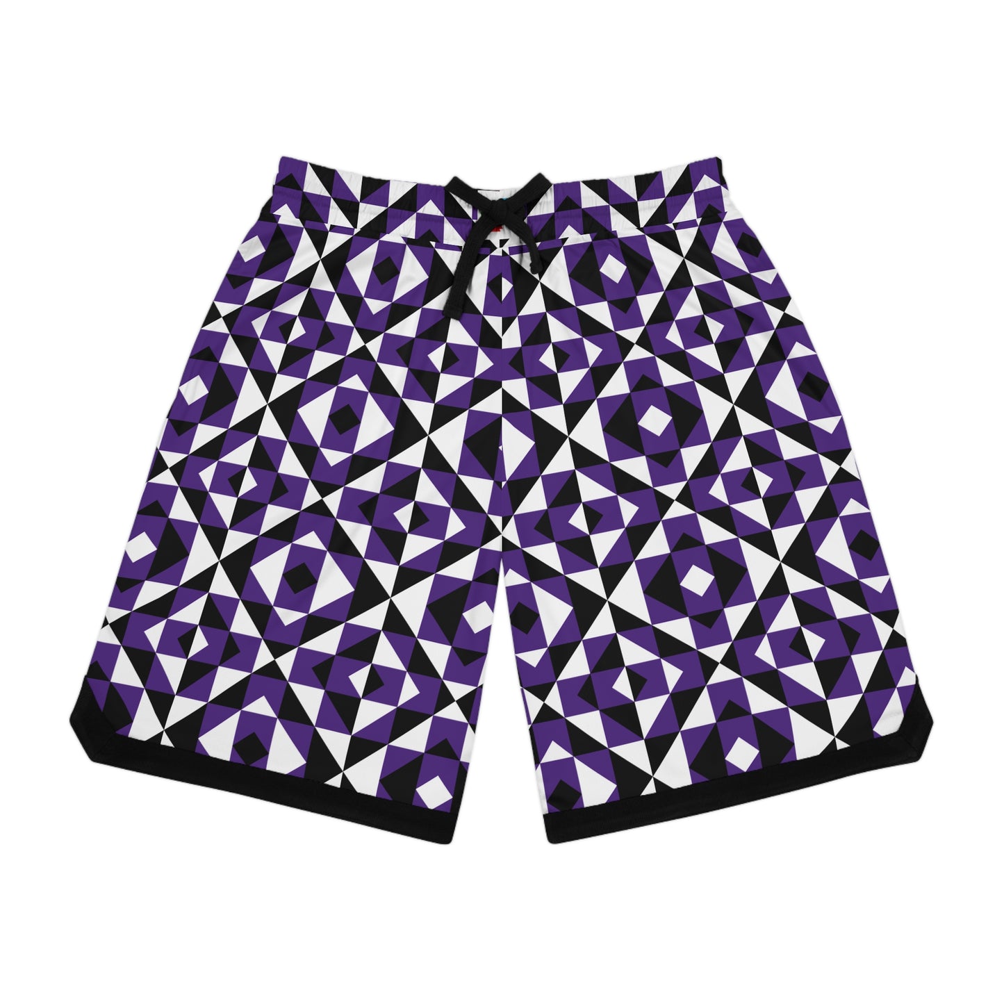 Purple Sacred Mountains Basketball Rib Shorts