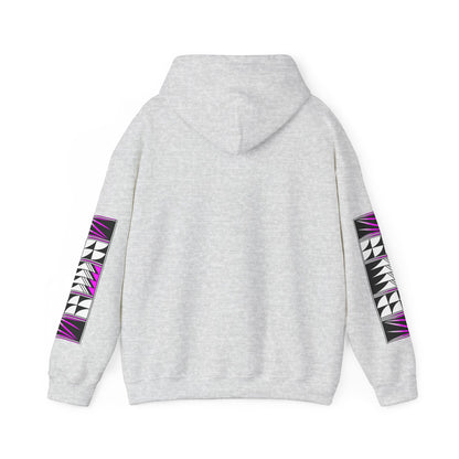 Blessed Feathers in Pink Unisex Hoodie