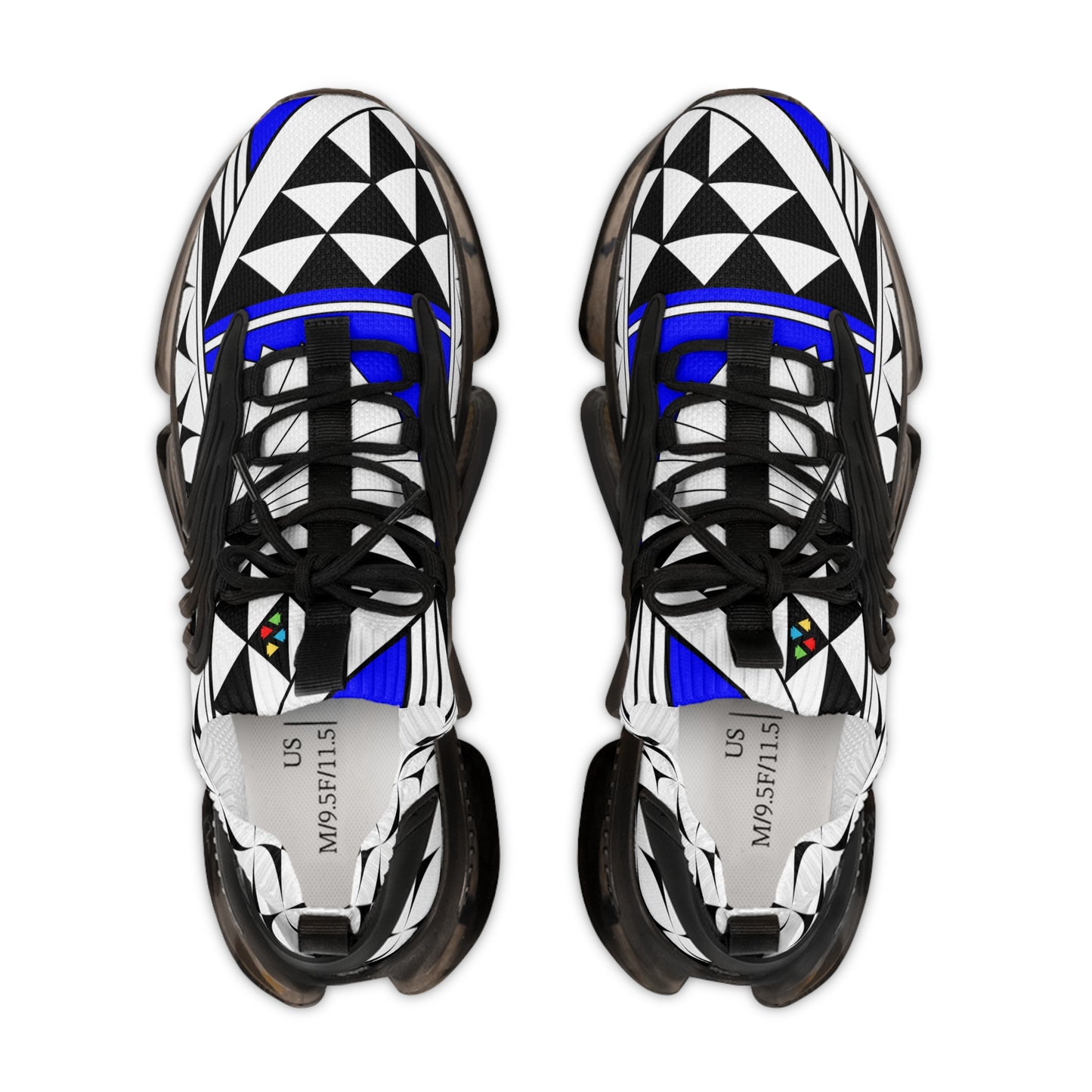 Southwest Sunrise in Cobalt Men's Mesh Sneakers