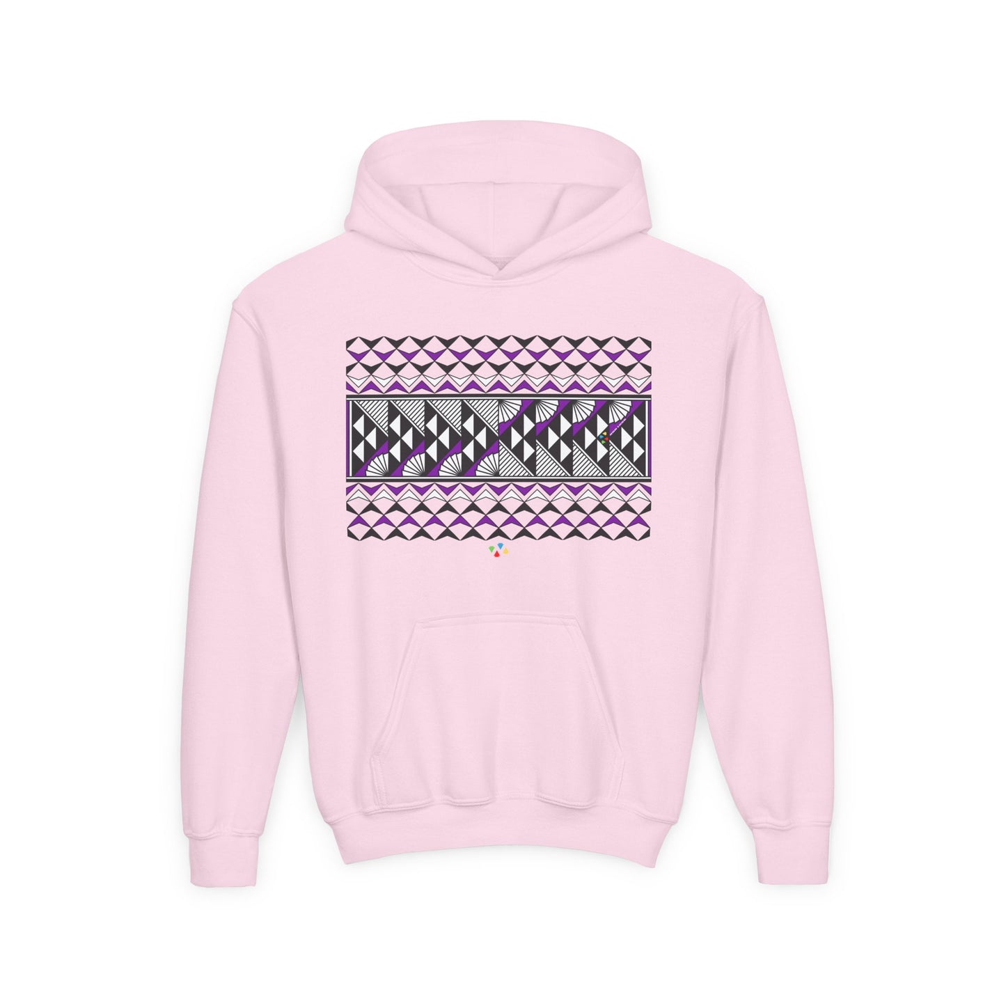 Purple Rain and Sun Youth Heavy Blend Hooded Sweatshirt