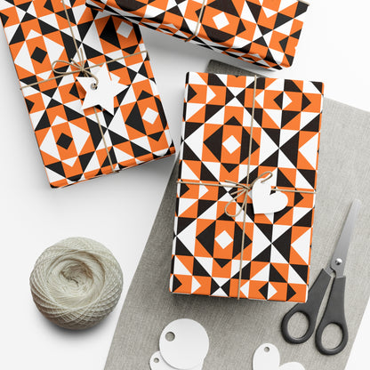 Orange Sacred Mountains Gift Wrap Papers