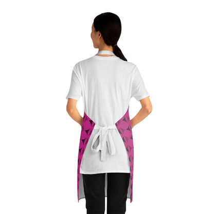 Feather Blessing on Pink Two Pocket Apron