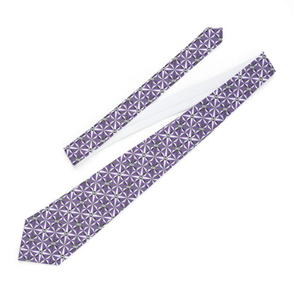 Purple Four Directions Necktie