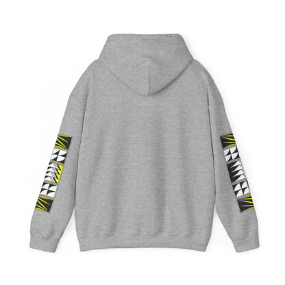 Blessed Feathers in Yellow Unisex Hoodie