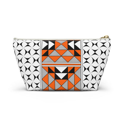Sacred Mountains in Orange Pouch w T-bottom