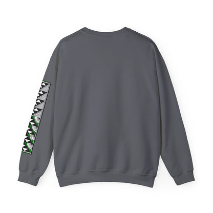 Sun and Rain in Green Unisex Sweatshirt