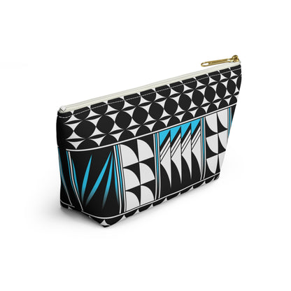 Blessed Feathers in Turquoise Pouch w T-bottom