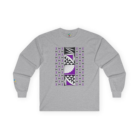 Southwest Sunrise in Purple Unisex Long Sleeve Tee