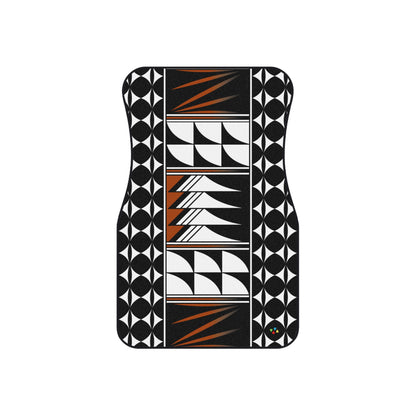 Maroon Native Feather Blessings Car Mats (Set of 4)
