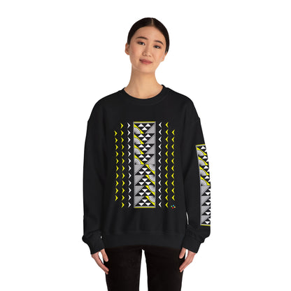 Sun and Rain in Yellow Unisex Sweatshirt