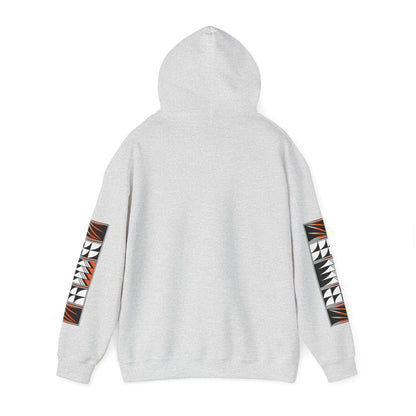 Blessed Feathers in Orange Unisex Hoodie