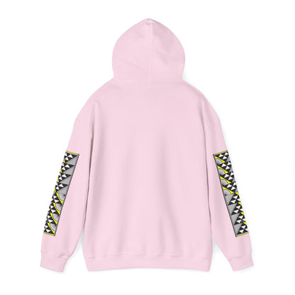 Sun and Rain in Yellow Unisex Hoodie