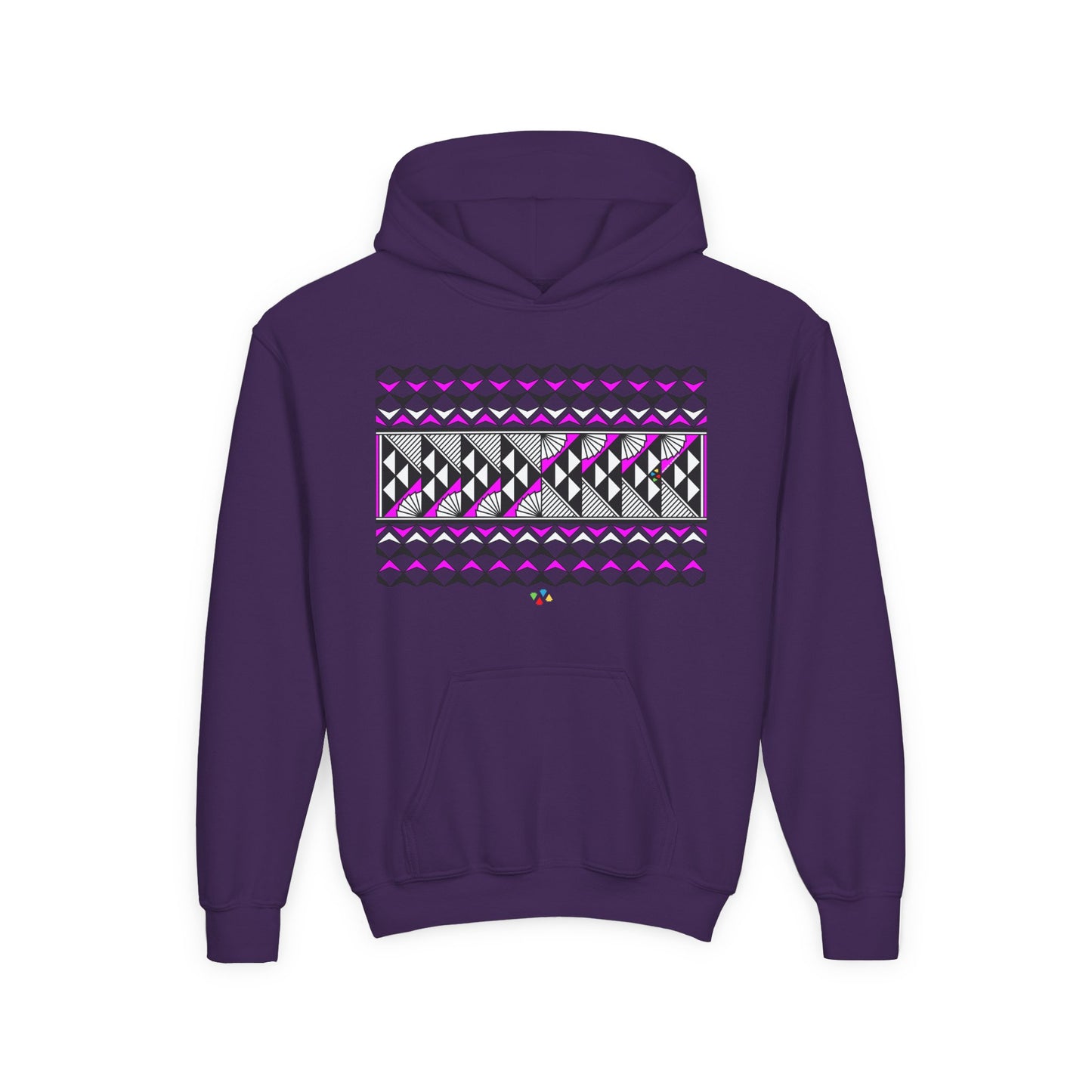 Pink Rain and Sun Youth Heavy Blend Hooded Sweatshirt