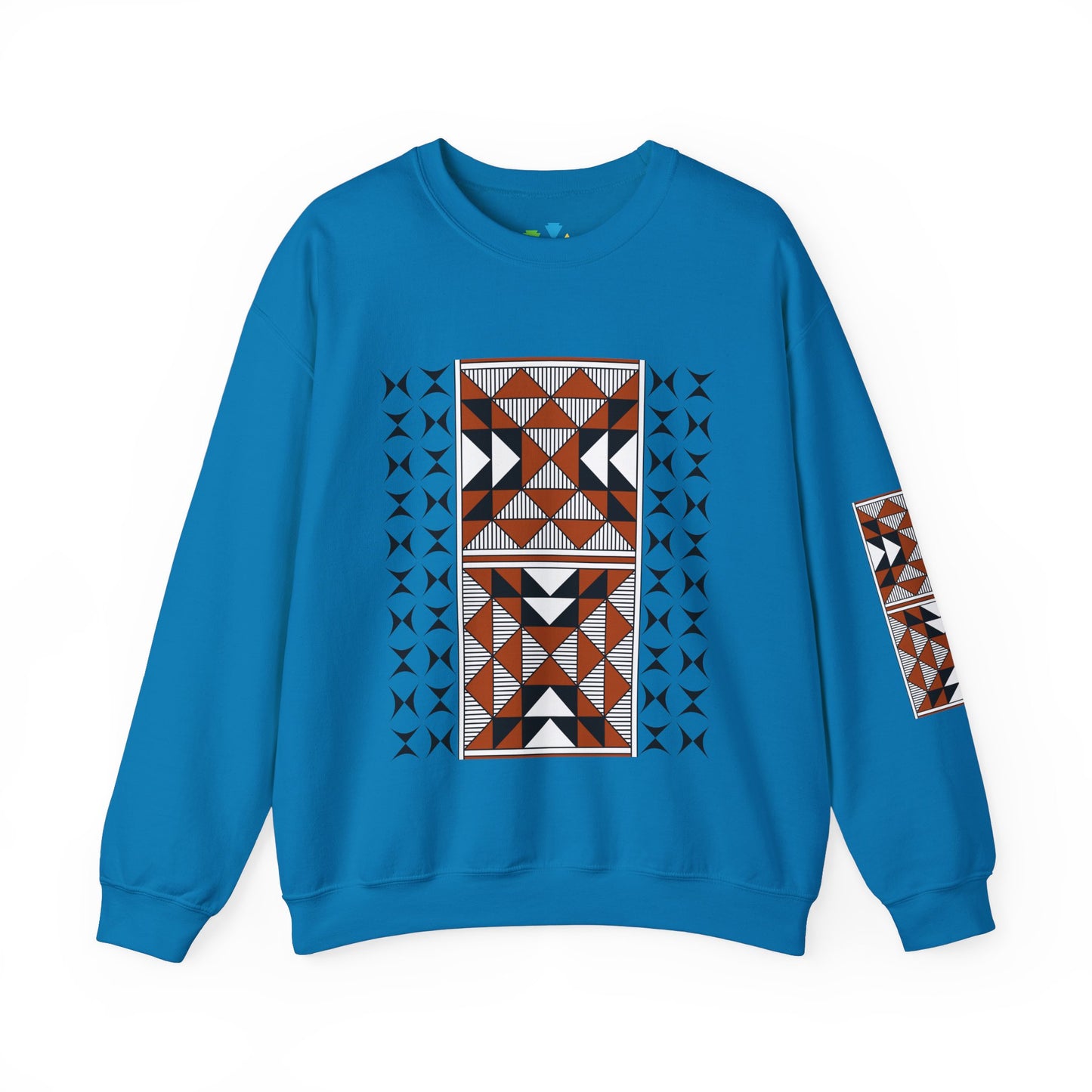 Sacred Mountains in Rust Unisex Sweatshirt
