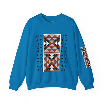 Sacred Mountains in Rust Unisex Sweatshirt