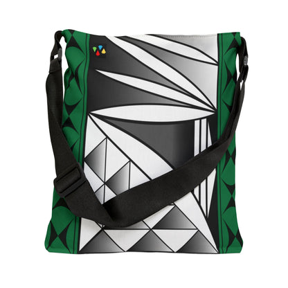 Green Chrome Southwest Sunrise Adjustable Tote Bag