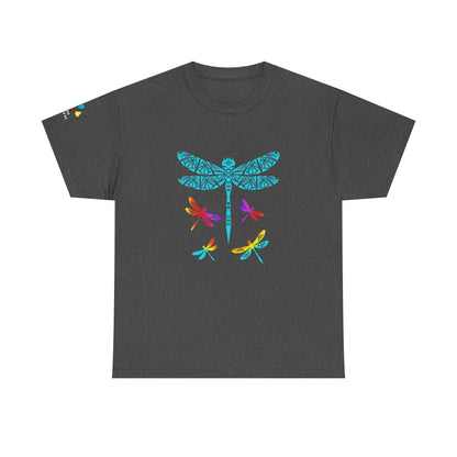 Rainbow Native Dragonfly Gildan Unisex Tee