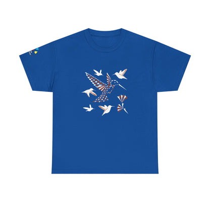 Hummingbird Blessing in Rust Gildan Unisex Tee