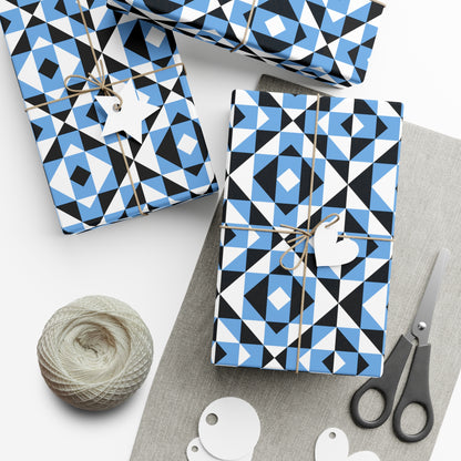 Light Blue Sacred Mountains Gift Wrap Papers