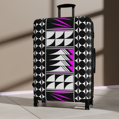 Blessed Feathers in Pink Suitcases
