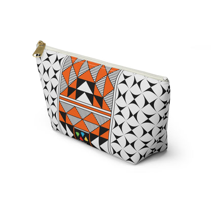 Sacred Mountains in Orange Pouch w T-bottom