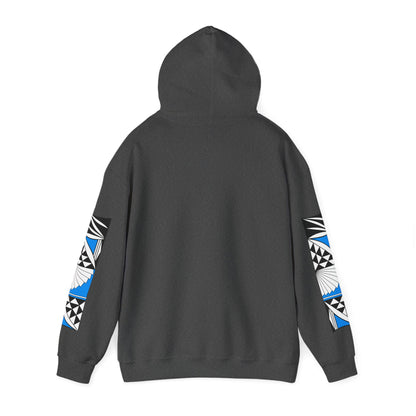 Southwest Sunrise in Sky Blue Unisex Hoodie