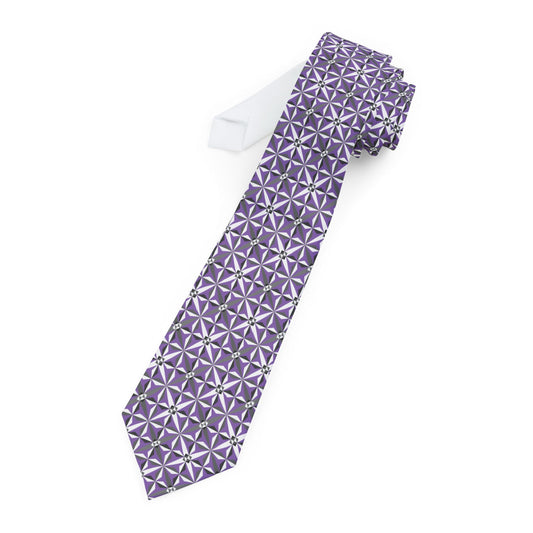 Purple Four Directions Necktie