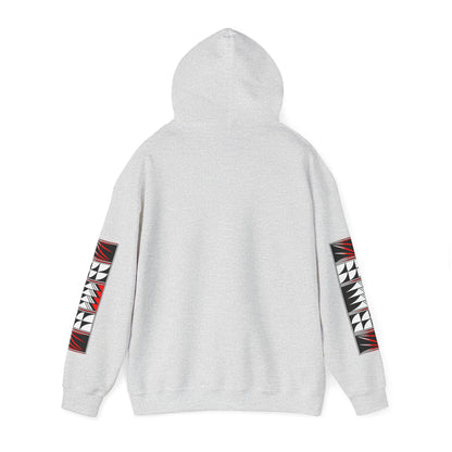 Blessed Feathers in Red Unisex Hoodie