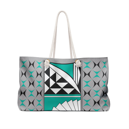 Aqua Sunrise Weekender Bag