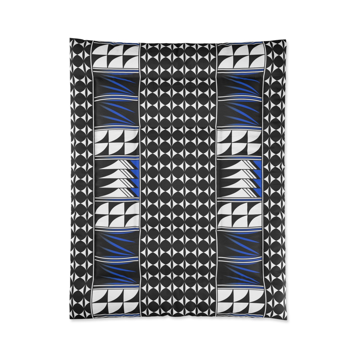 Southwest Feather Blessing in Blue Comforter