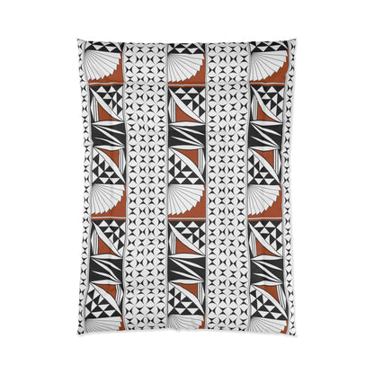 Southwest Sunrise in Rust Comforter