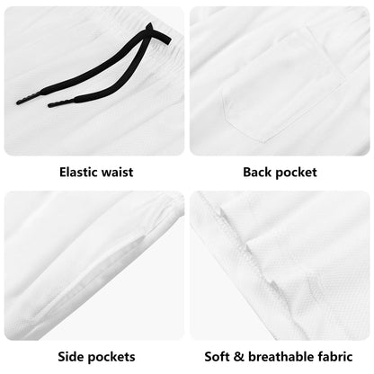 Desert Flowers in Rust Beach Shorts