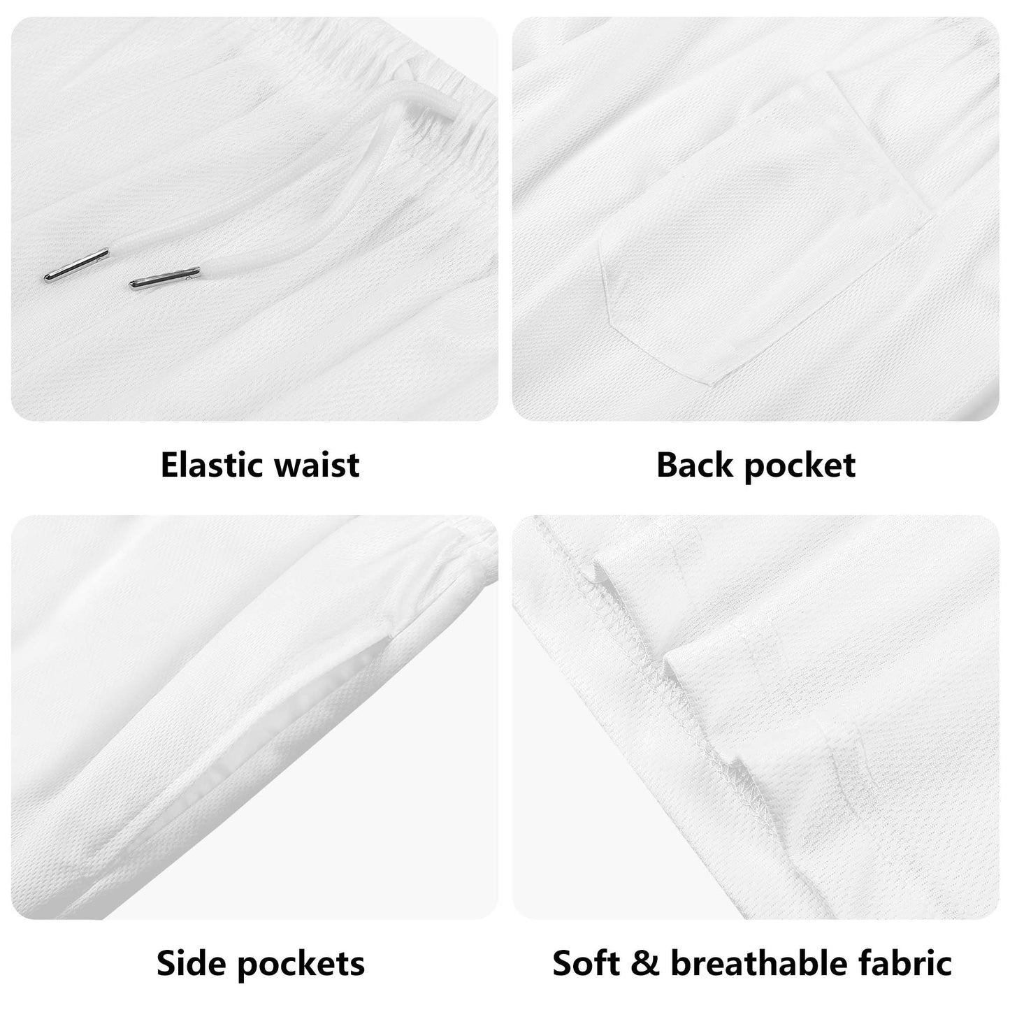 Sacred Winds in Gray Beach Shorts