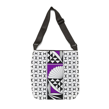 Purple Southwest Sunrise Adjustable Tote Bag
