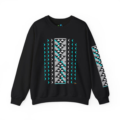 Sun and Rain in Turquoise Unisex Sweatshirt